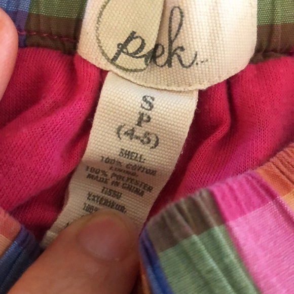 Plaid Peek skirt size 4 - Picture 3 of 4